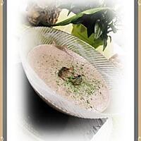 recette CREME DE CHAMPIGNONS AU BOURSIN AU POIVRE (soupe)