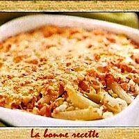 recette gratin de pates au jambon