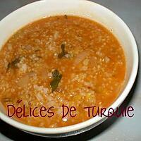 recette Soupe boulgour - riz - lentilles