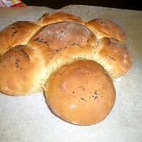 recette pain en couronne