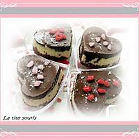 recette Coeurs aux 2 Chocolats et noix de Coco