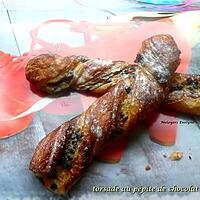 recette torsade aux pépites au chocolat