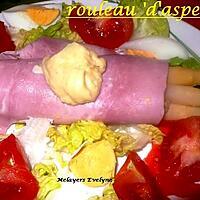 recette Rouleaux de jambon aux asperges