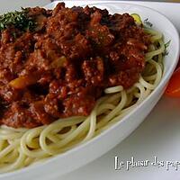 recette ~ Sauce à spaghetti~ 