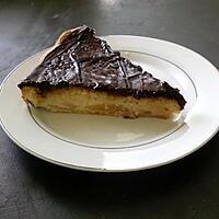 recette tarte pomme poire amande chocolat