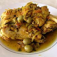 recette poulet au olives