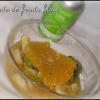 recette Salade de fruits frais au citron vert & vanille