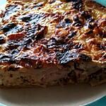 recette QUICHE RICHE !! (Poulet, Bacon, Viande de Grison et Feta)