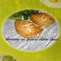 recette chaussons épinard chèvre chaud