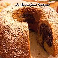 recette CAKE CHOCO-NOISETTES ET VANILLE