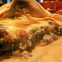 recette Tarte champignons bacon