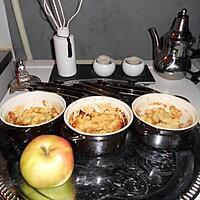 recette Crumble de pommes