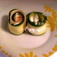 recette Roulade de courgette fromage jambon