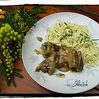 recette Sauté de veau à l’ail et à la ciboulette