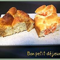 recette Brioche pommes-pralines rouges & coco. Brioche à la poudre de noix & rhum