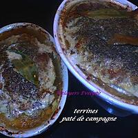 recette terrines, paté de campagne