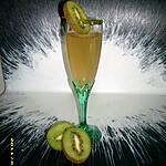 recette cocktail de champagne à la pèche