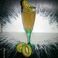 recette cocktail de champagne à la pèche
