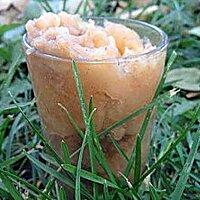 recette COMPOTE DE POMMES BANANES VERRINE