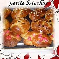 recette petite brioches