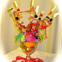 recette BOUQUET DEGUISE POUR LES MAMIES ET LE CARNAVAL