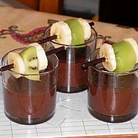 recette Verrine au chocolat