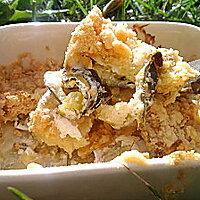 recette Crumble de courgettes et chevre