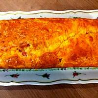 recette Cake jambon, mimolette, moutarde.