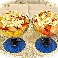 recette COUPE DE LITCHIS ANANAS FRAISES