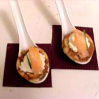 recette Blinis fromage-saumon