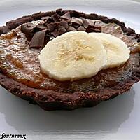 recette Tartelettes Chocolat, Cheesecake & caramel de bananes