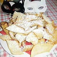 recette "MERVEILLES" pour mardi gras