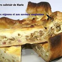 recette QUICHE AUX OIGNONS ET SAVEURS VOSGIENNES