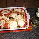 recette Spaguetti gratinés mozzarella