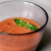 recette Gaspacho de concombre et de tomate