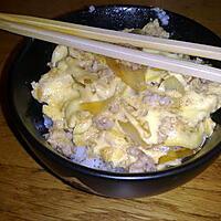 recette Oyakodon ou Tanindon *japonais*