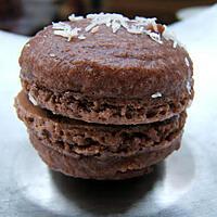 recette macaron chocolat & noix de coco