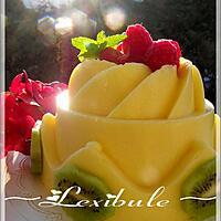 recette Aspic fruité et crémeux