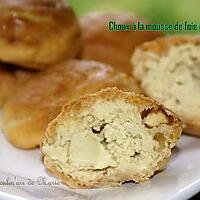 recette CHOUX A LA MOUSSE DE FOIE GRAS