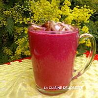 recette gaspacho de betteraves au cumin et crème