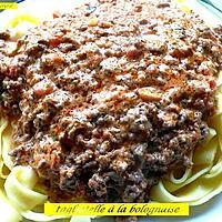 recette tagliatelle à la bolognaise