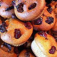 recette Mini muffins Pistache et Cranberry !