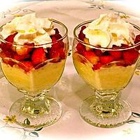 recette COUPE GATEAU DE RIZ ET FRAISES