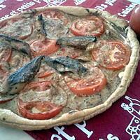 recette Tarte  tomates et maqueraux à la moutarde