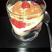 recette TIRAMISU AUX FRAMBOISES