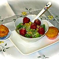 recette SALADE DE FRUITS D' HIVER