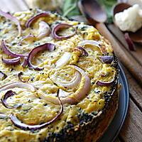 recette Gâteau de chou-fleur, basilic et parmesan