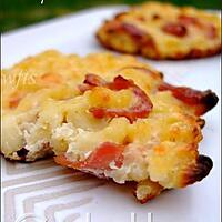 recette Galettes de coquillettes au bacon