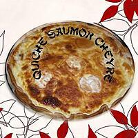 recette quiche saumon chevre