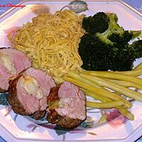 recette Filet de porc aux poires et fromage suisse